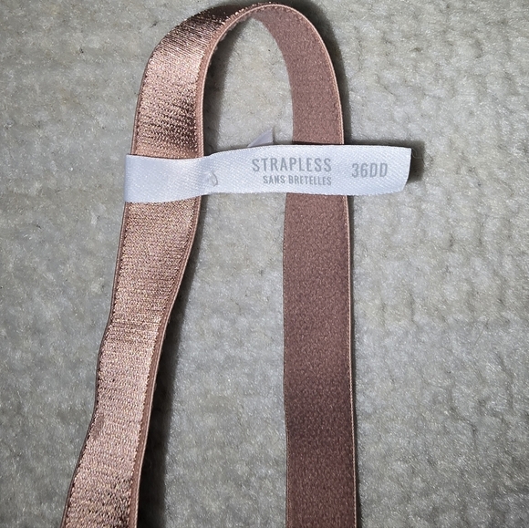 AERIE 36 DD Straples Underwire BRA,Women's Strapless Bra in Tan - Picture 5 of 7